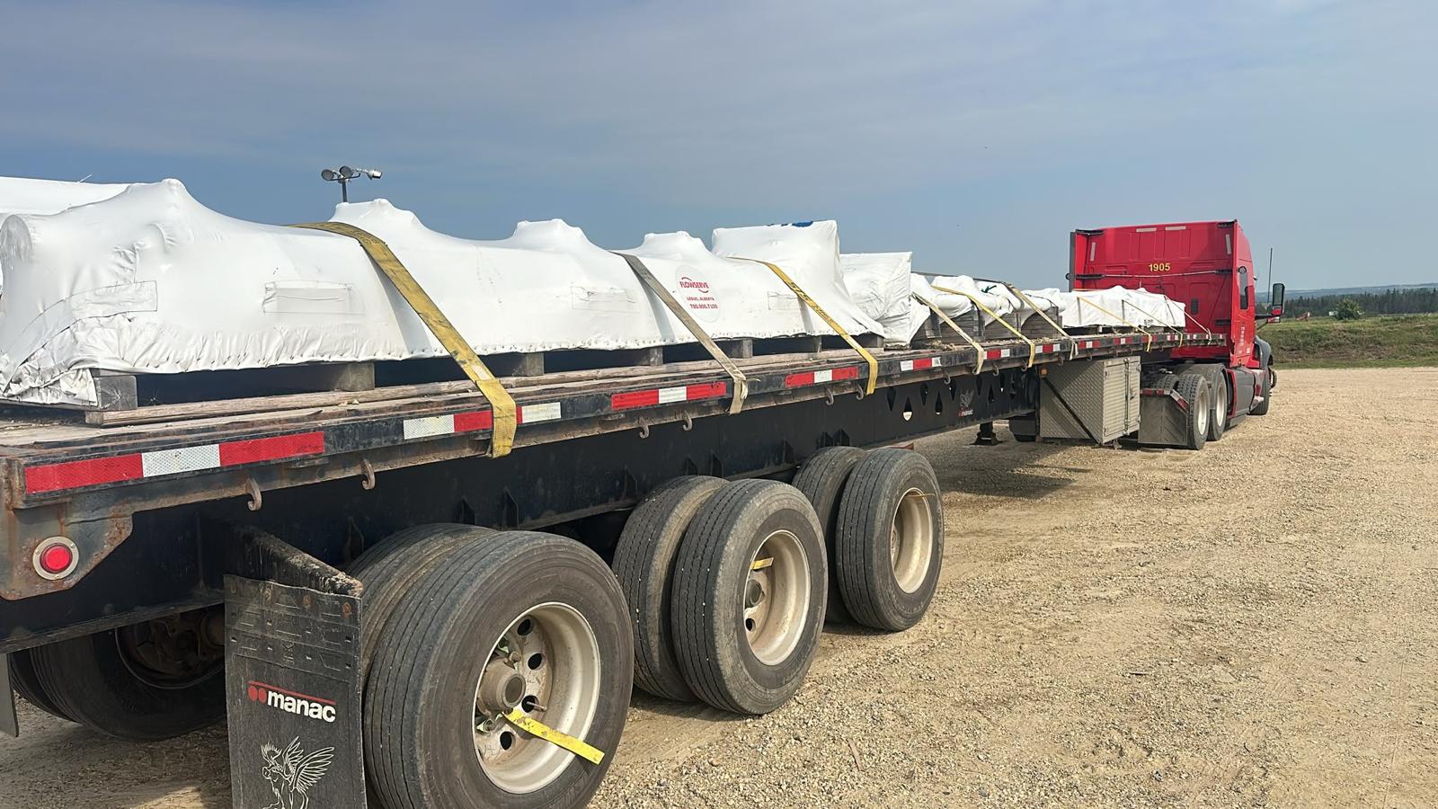 Majhail Carriers flatdeck load